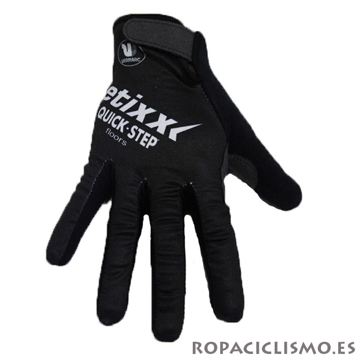 2020 Etixx Quick Step Guantes Largos Negro